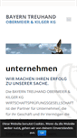Mobile Screenshot of bayerntreuhand.de
